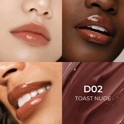 Dr.Leo Tinted Peptide Lip Serum – Brightens Dull-Looking Lips & Smooths Lip Lines, Sheer-To-Buildable Glossy Color + Hydrating Lip Care, Pink Dew / Toast Nude, 15G #Sohochic #Tiktokshopbacktoschool