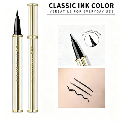 Women’S Waterproof Lambskin Eyeliner Pen - Smudge-Proof, Long-Lasting All-Day Wear, Smooth Thick Tip for Defined Eye Looks, Beginner-Friendly Beauty Tool for Daily & Professional Makeup