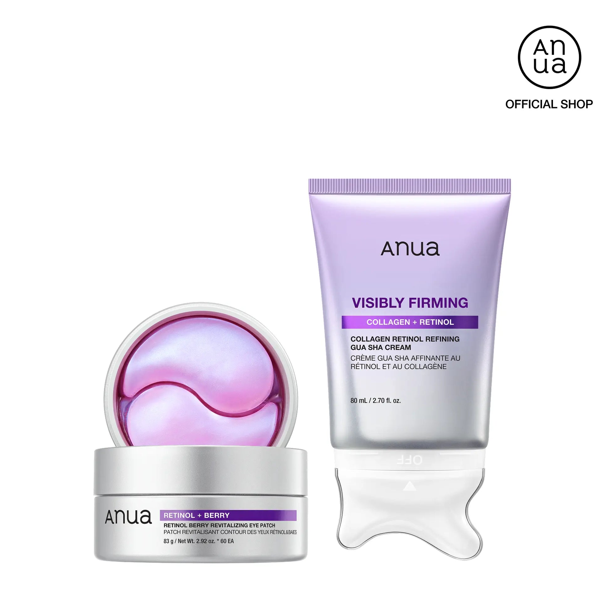 [Anua] Retinol Berry Revitalizing Eye Patch for Wrinkle and Dark Circles(60Ea), 8Hour Plumping Effect in 10 Minutes, Fuller Looking & Lifted Skin, Hyal-Plumping Effect, Brightens Undereye by Antioxidant Berry Extracts, Relieves Puffiness with Caffeine