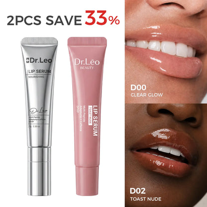 Dr.Leo Tinted Peptide Lip Serum – Brightens Dull-Looking Lips & Smooths Lip Lines, Sheer-To-Buildable Glossy Color + Hydrating Lip Care, Pink Dew / Toast Nude, 15G #Sohochic #Tiktokshopbacktoschool