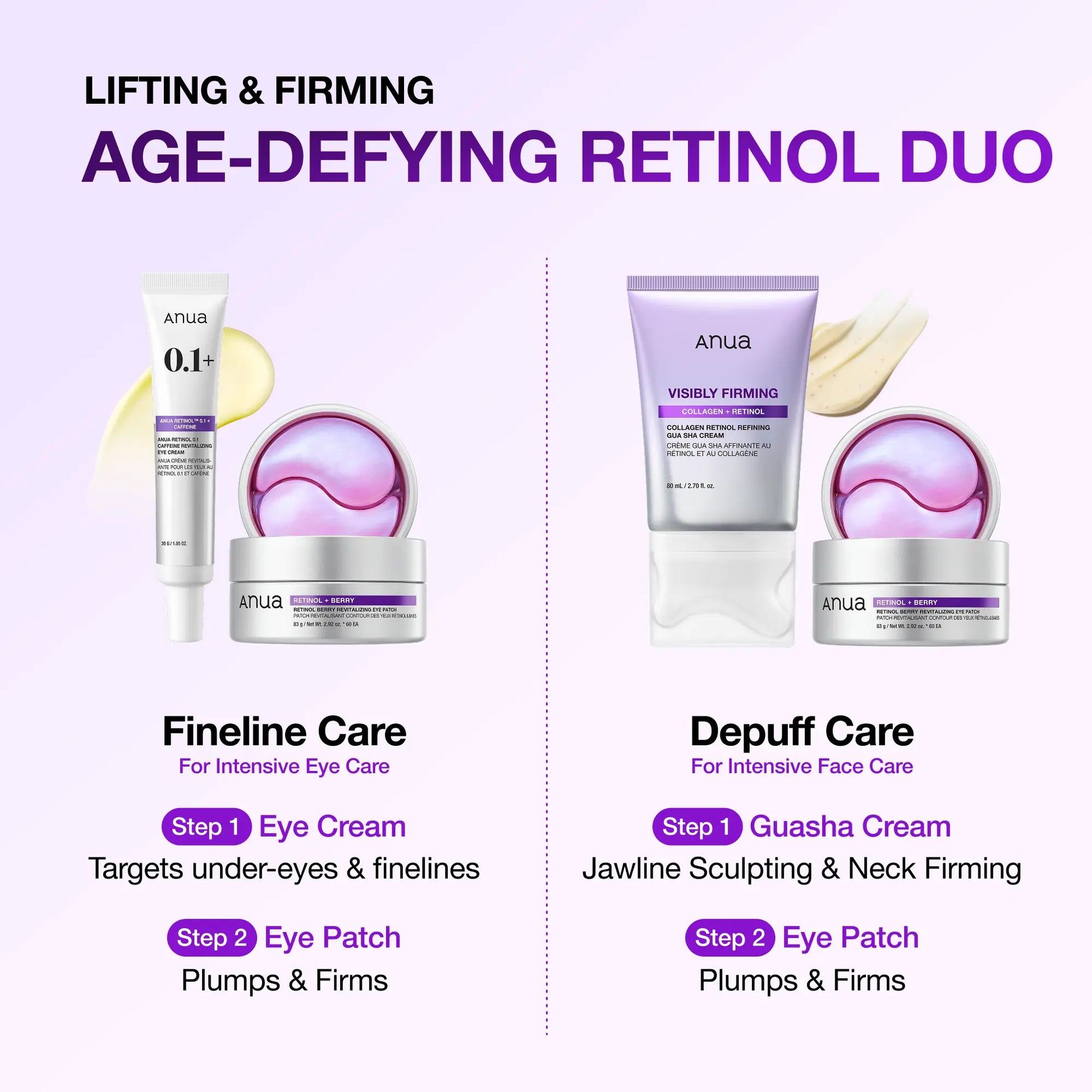 [Anua] Retinol Berry Revitalizing Eye Patch for Wrinkle and Dark Circles(60Ea), 8Hour Plumping Effect in 10 Minutes, Fuller Looking & Lifted Skin, Hyal-Plumping Effect, Brightens Undereye by Antioxidant Berry Extracts, Relieves Puffiness with Caffeine